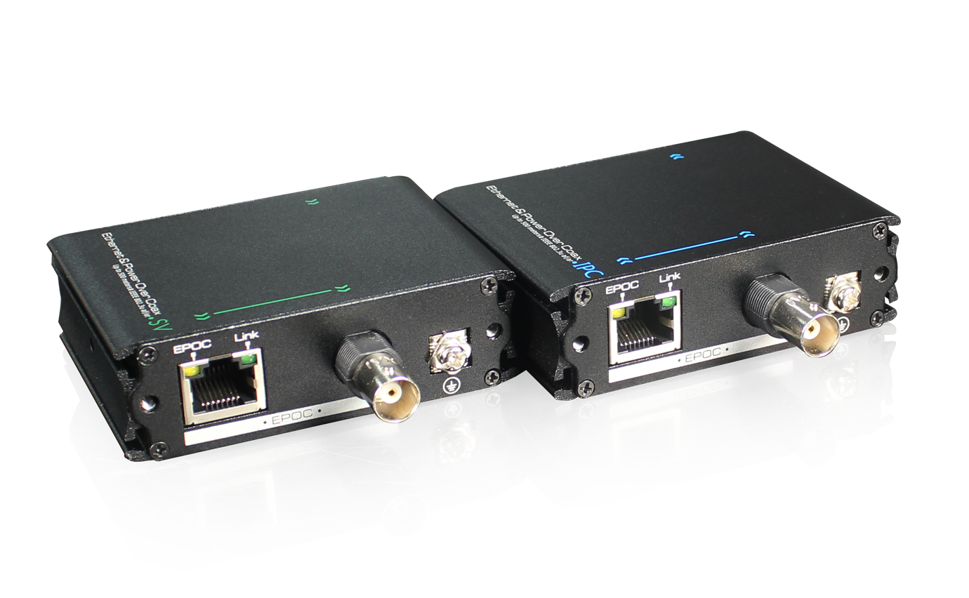 Ethernet & Power Extender Over Coax cable