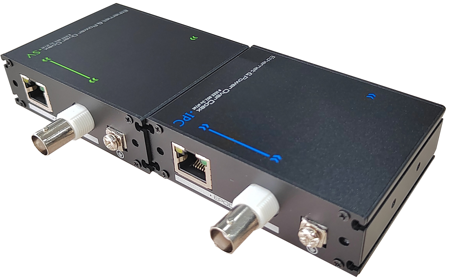 Ethernet & Power Extender Over Coax cable
