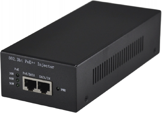 90W Gigabit PoE Injector