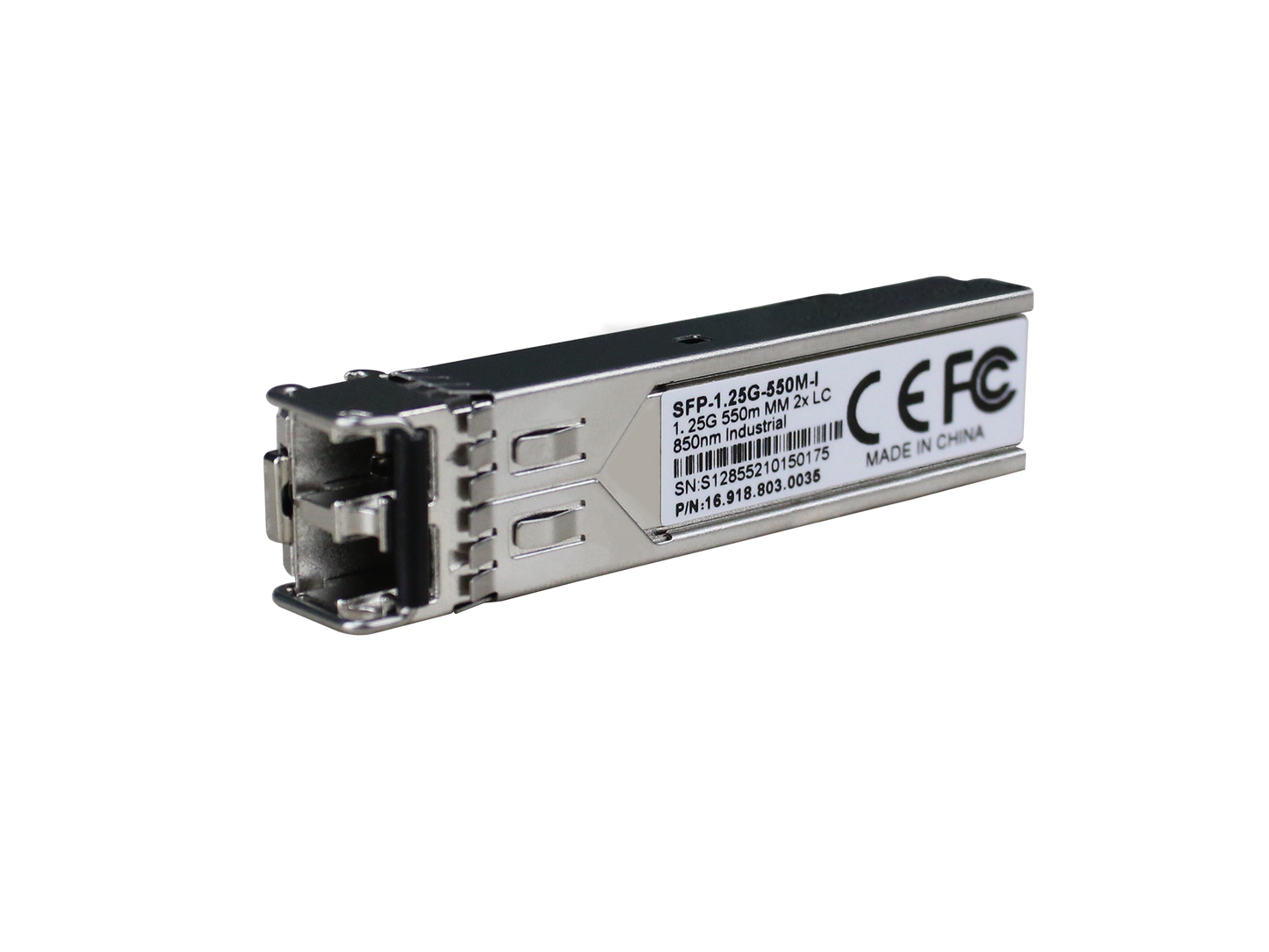 SFP Optical Module 1.25G 550m multi-mode duplex-LC 1310nm (Industrial)