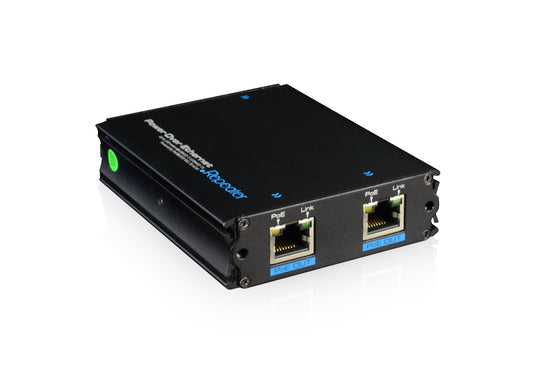 2ch Industrial Power Over Ethernet Extender